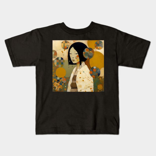 Asian Abstract Kids T-Shirt by n23tees